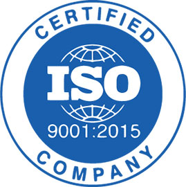 iso 9001 - 2015 certified